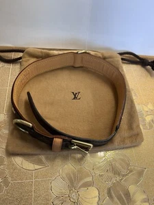 Louis Vuitton Monogram Baxter Collar Brown Pet Dog With storage bags No tags - Picture 1 of 10