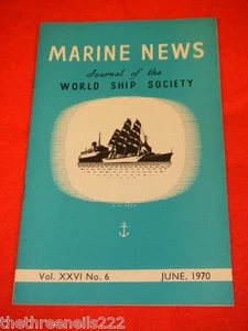 MARINE NEWS - JUNE 1970 VOL XXlV # 6 - Picture 1 of 1