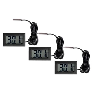 3X Home Brew LCD Digital Probe Embedded Thermometer Fridge Freezer Keg Beer AU - Bild 1 von 4