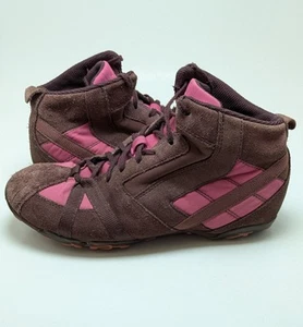 Vintage RARE Womens Diesel Suspect Pink Suede Trainers Shoes 102100001562 Size 7 - Picture 1 of 7