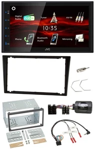 JVC USB Bluetooth Lenkrad DAB 2DIN Autoradio für Opel Corsa C Omega B Agila A sc - Bild 1 von 12