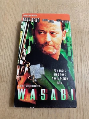 Wasabi (VHS, 2003, English Dubbed) Jean Reno Blockbuster Rental Action Movie - Image 1 of 4