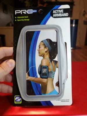 Pro Strength Active Armband Cell Phone Workout  Adjustable Band Key Storage New - Image 1 of 4