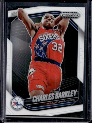 2024-25 Prizm Black Charles Barkley Legends белые призмы No150/175 76ers - Изображение 1 из 2