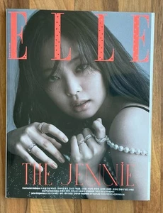 Korean Elle Magazine August 2021 Jennie Black Pink - Picture 1 of 2
