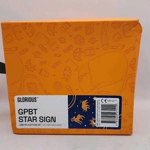 NEW Glorious GPBT Limited Edition Star Sign Keycaps 137 Pet Keycaps SEALED BOX!! - Picture 1 of 7