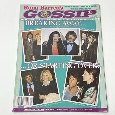 Rona Barrett's Gossip Magazine 04/1980 Bruce Jenner Farrah Fawcett Hoffman Byrne - Image 1 of 4
