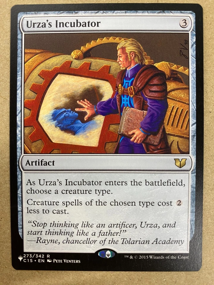 MTG 1x Urza's Incubator The List - Commander 2015 Magic the Gathering x1 NM - Image 1 of 1