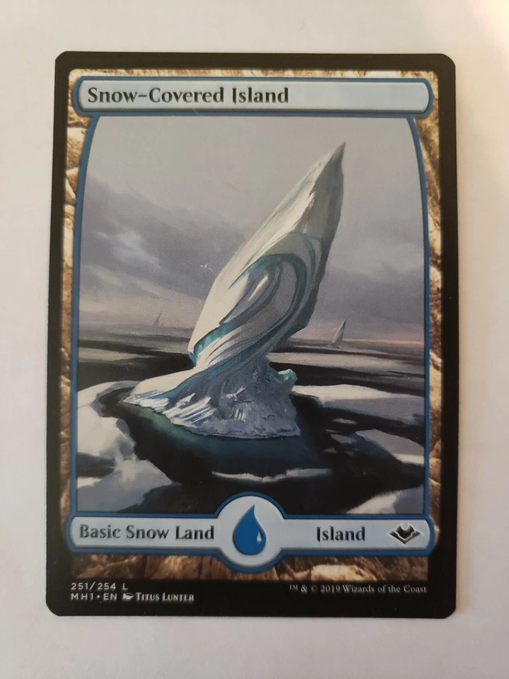 4x snow covered Island full art MH1 NM x4 - Image 1 of 1