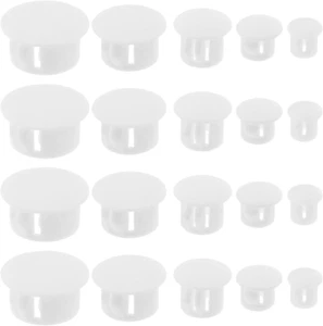 100Pcs Plastic Hole Plug Replacement Flush Type Hole Plugs Snap Furniture Fencin - Picture 1 of 7