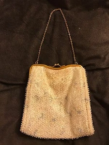 Vintage Beaded Purse, Very Feminine And Whimsical. - Picture 1 of 5