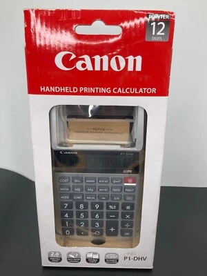 Canon P1-DHV-3 Printing Desktop Calculator, Sliver (2203C001) - Image 1 of 4