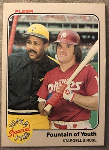 1983 Fleer Super Star Special Willie Stargell Pete Rose Baseball Card #634 - Picture 1 of 2
