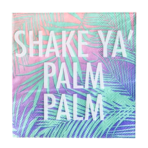"Shake Ya Palm" Cocktail Napkins - 20 Pack - Picture 1 of 1