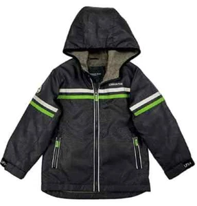 London Fog Boys' Fleece-Lined Hooded Jacket Navy Size 4T - Picture 1 of 2