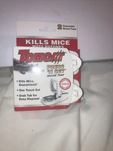 Tomcat Press 'N Set Mouse Trap for Indoor or Outdoor Use, Plastic Spring-Loaded - Picture 1 of 4