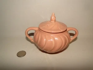 Franciscan Pink Swirl Sugar Bowl, Made in USA - Picture 1 of 6