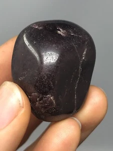Garnet Polished 1.8oz Natural India Gemstone Health Vitality Reiki N25 - Picture 1 of 12