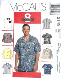 1990's McCall's Men's Shirt Pattern 2149 Size XXXL UNCUT - Picture 1 of 2