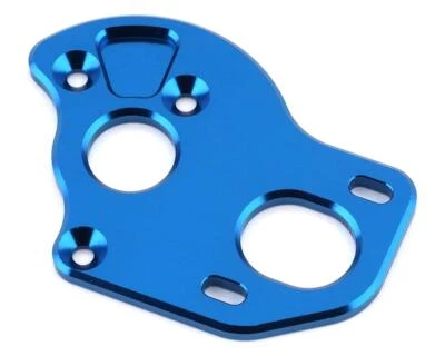 Team Associated RC10T6.2 Laydown Motor Plate (Blue) [ASC71145] - Image 1 of 2