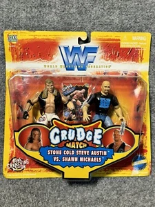 WWF Stone Cold Steve Austin Shawn Michaels 1998 Grudge Match 2 Pack Figur MOC - Bild 1 von 4
