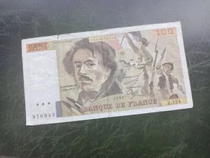 FRANCE 100 Francs Banknote 1987 - Picture 1 of 2