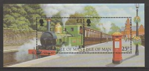 Isle of Man 1998 Douglas Station Train Mini Sheet MNH $1.50 - Picture 1 of 1