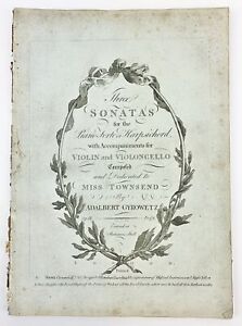 Adalbert GYROWETZ (1763-1850): Drei Sonaten für das Klavierforte oder Cembalo