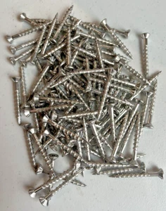#8 x 1-5/8" Star Drive Flat Head w Nibs, 305 Stainless Steel Deck Screws lot 100 - Picture 1 of 4
