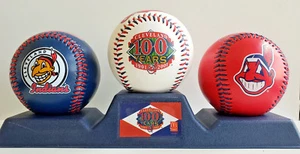 NEW Cleveland Indians 100-year-3-Ball Celebration-1901-2001 - Picture 1 of 6