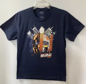 2021 Disney Parks Star Wars May The 4th Be With You Rebel Youth T-Shirt NEW - Picture 1 of 3