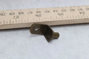 (4-PK) L-Shaped Support Furniture Cabinet Closet Shelf Bracket Pegs w/ Hole 1/4" - Picture 1 of 4