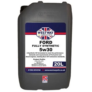20L 5w30 Ford Spec Synthetic Engine Oil - M2C913 20 Litres - Picture 1 of 3