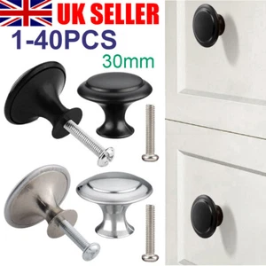 1-40Pcs Door Knobs Cabinet Handles Cupboard Drawer Kitchen Stainless Steel DIY - Picture 1 of 14