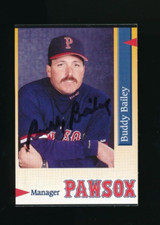 1995 Pawtucket Red Sox Pawsox Team Issue Buddy Bailey #26 signed auto autograph