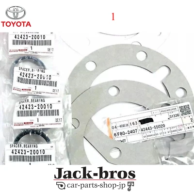 Cojinete de rueda trasera Toyota genuino OEM 98-2006 Tundra Tacoma 4Runner con KIT ABS Foto 1 de 3