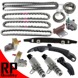 Timing Chain Kit VVT Solenoid For Nissan Infiniti QX60 Pathfinder SL Sport 3.5L - Picture 1 of 6