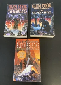 Glen Cook Black Novel Company Novels Bundle White Rose Silver Spike Bleak Season - Bild 1 von 13