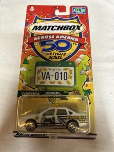 Matchbox Across America 50th Birthday Series Virginia Impala Moc Y1 - Picture 1 of 2