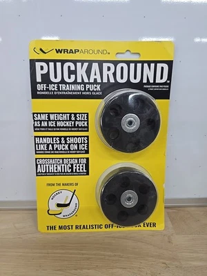Puckaround Disco de entrenamiento sobre hielo (2 discos por paquete) - Ayuda de entrenamiento de hockey Foto 1 de 3