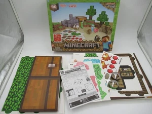 Minecraft Papercraft Overworld Deluxe Pack Build Set Brandneu Open Box - Bild 1 von 13