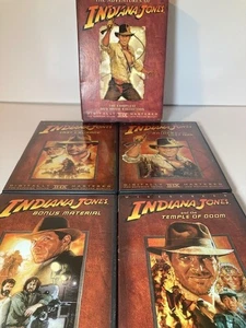 Indiana Jones DVD Box Set Complete Trilogy + Bonus Disc Widescreen THX Lucasfilm - Imagen 1 de 7