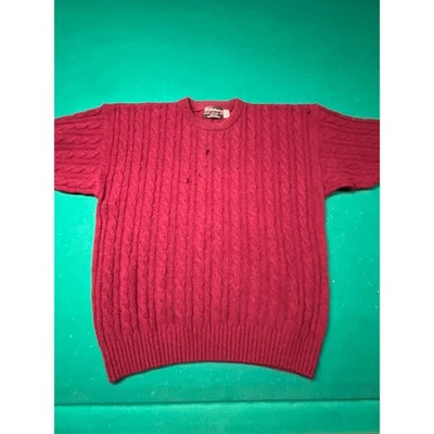 Suéter de lana Burberry muy vintage para hombre mediano-marrón- Foto 1 de 4