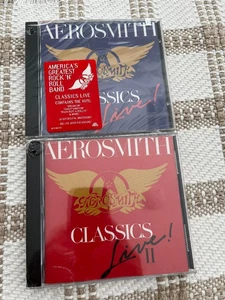 2 NEUE (VERSIEGELTE) CDs: AEROSMITH: CLASSICS LIVE VOL. 1 & 2: AUSSCHNITTE - Bild 1 von 2