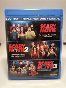 Scary Movie Triple Feature (Blu-ray, 3 Discs) Clean Fast Shipping! - Bild 1 von 9