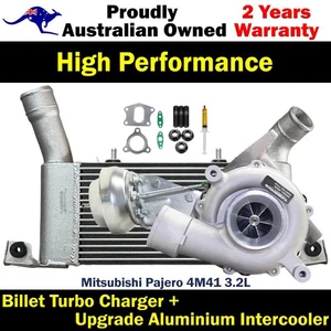 Upgrade Billet Turbo Charger With Intercooler For Mitsubishi Pajero 4M41 3.2L - Picture 1 of 11