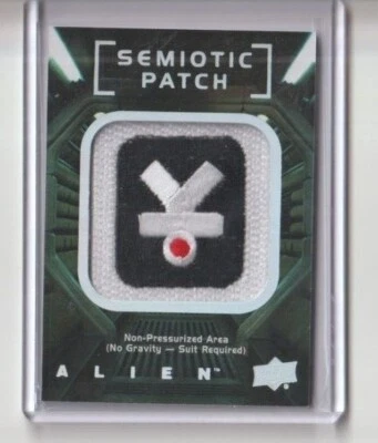 2017 Upper Deck Alien Movie Semiotic Patch Card #SP13 Non Pressurized Area - Image 1 of 2