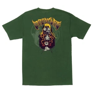 Camiseta Creature Skateboards Gasmask Tripz Alan Forbes Art Evergreen - Imagen 1 de 2