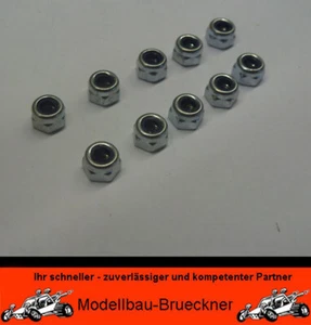 10 tuercas de parada M5 tuerca de fusible M 5 FG HPI Carson LRP Graupner Hurrax NUEVO - Imagen 1 de 1