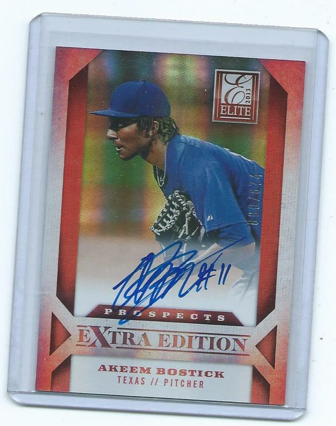 2013 Extra Edition**Akeem Bostick Rookie autograph-Astros/Rangers - Image 1 of 1